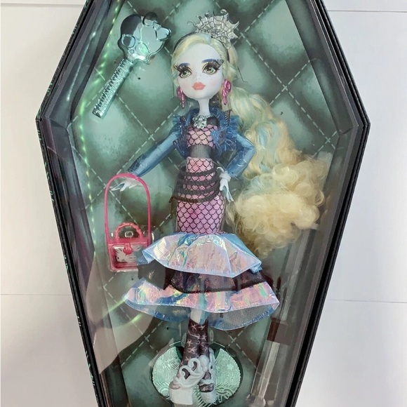 Monster High Doll with Blue and Pink Outfit